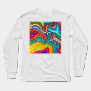 Brilliant Rose and Blue Violet Inkscape Long Sleeve T-Shirt